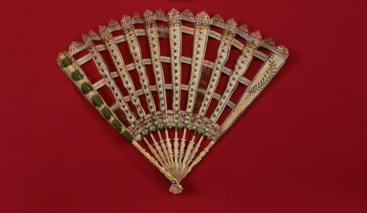 En sjelden vifte, fransk eller engelsk, ca. 1580 (vellum og glimmer) av Unbekannt