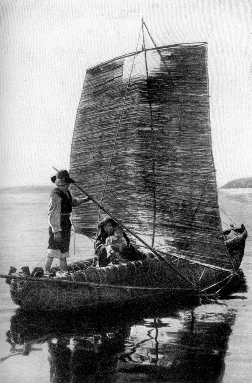 Et sivbalsa-seilfartøy, Bolivia, 1922 av Unbekannt