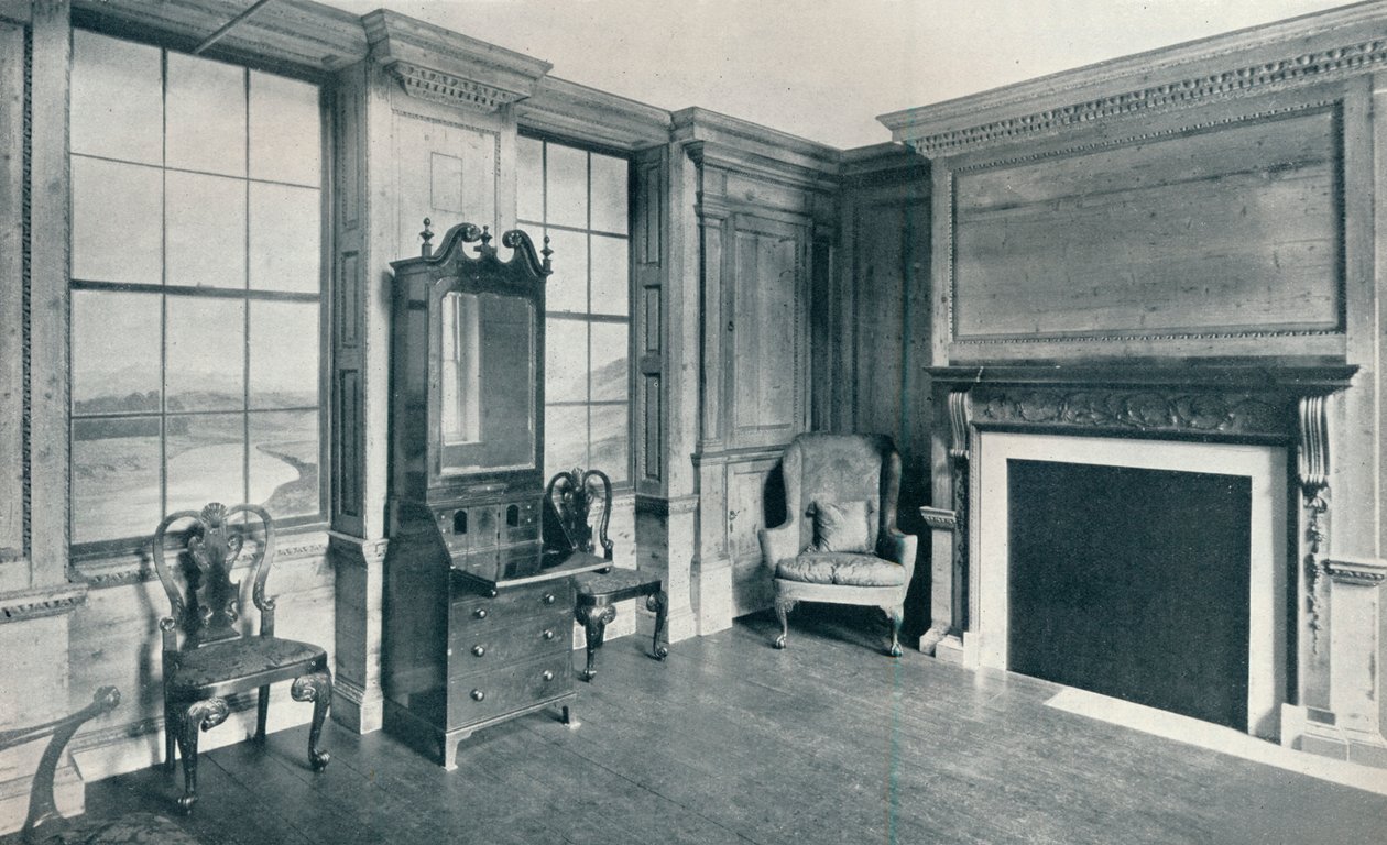 Et rom på c1740 fra 63, Mansell Street, c1740 av Unbekannt