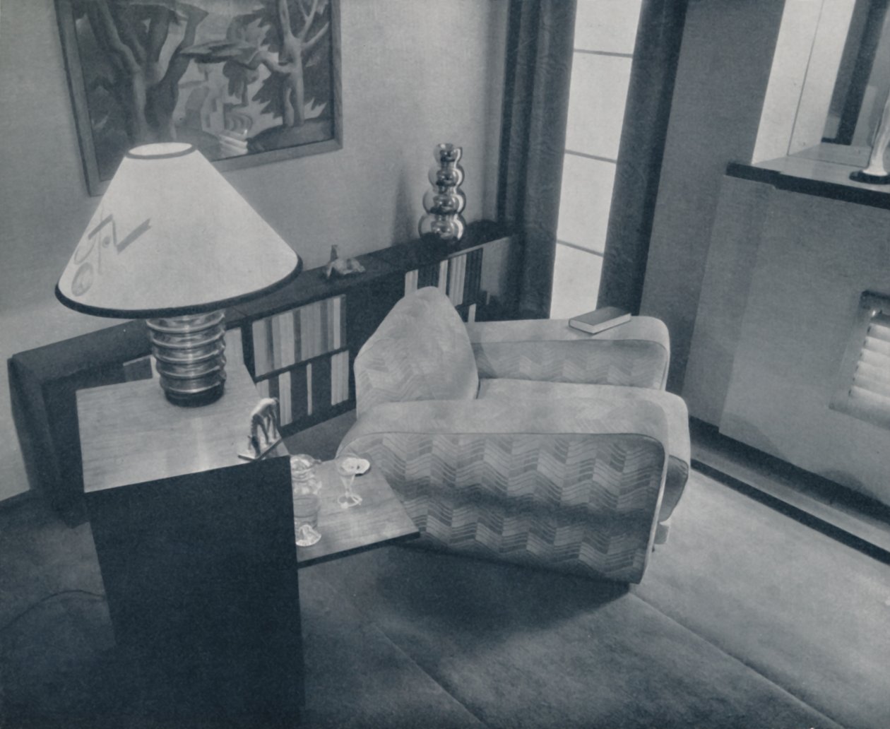 Et lite rom designet og innredet av Michael Dawn, Bedford, England, 1935 av Unbekannt