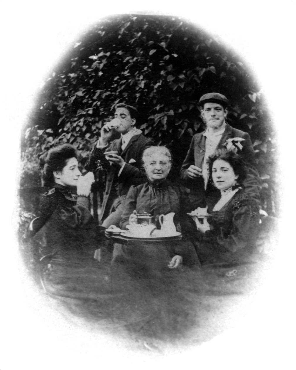 Et teselskap, San Francisco, California, USA, tidlig på 1900-tallet av Unbekannt