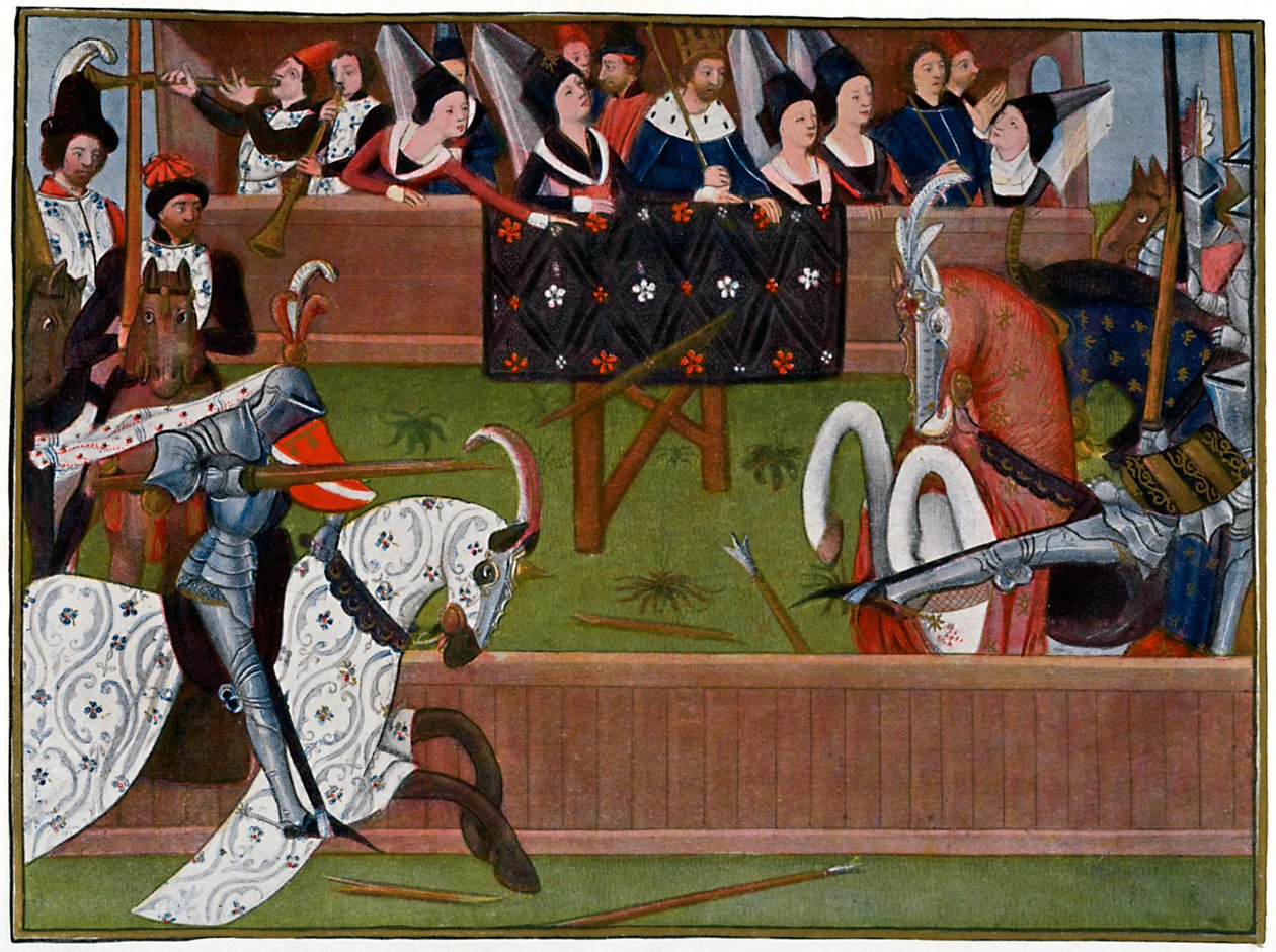 En turnering, c1350s, 1470 av Unbekannt