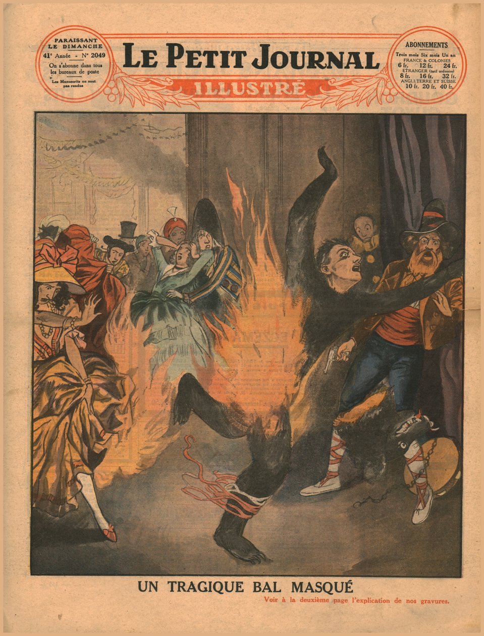 Et tragisk maskeball, 1930. av Unbekannt