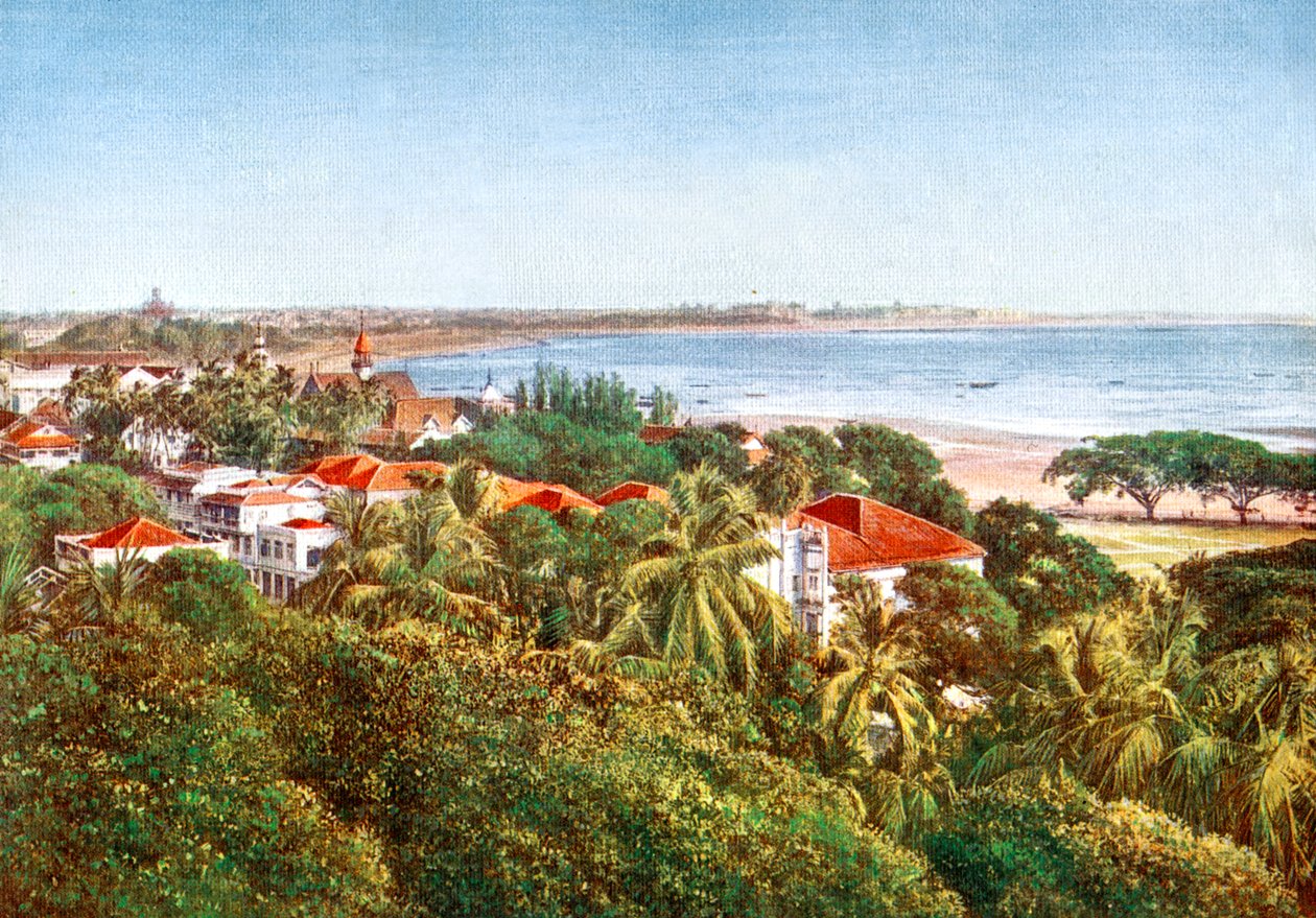 Utsikt fra Ridge, Bombay, India, tidlig på 1900-tallet av Unbekannt
