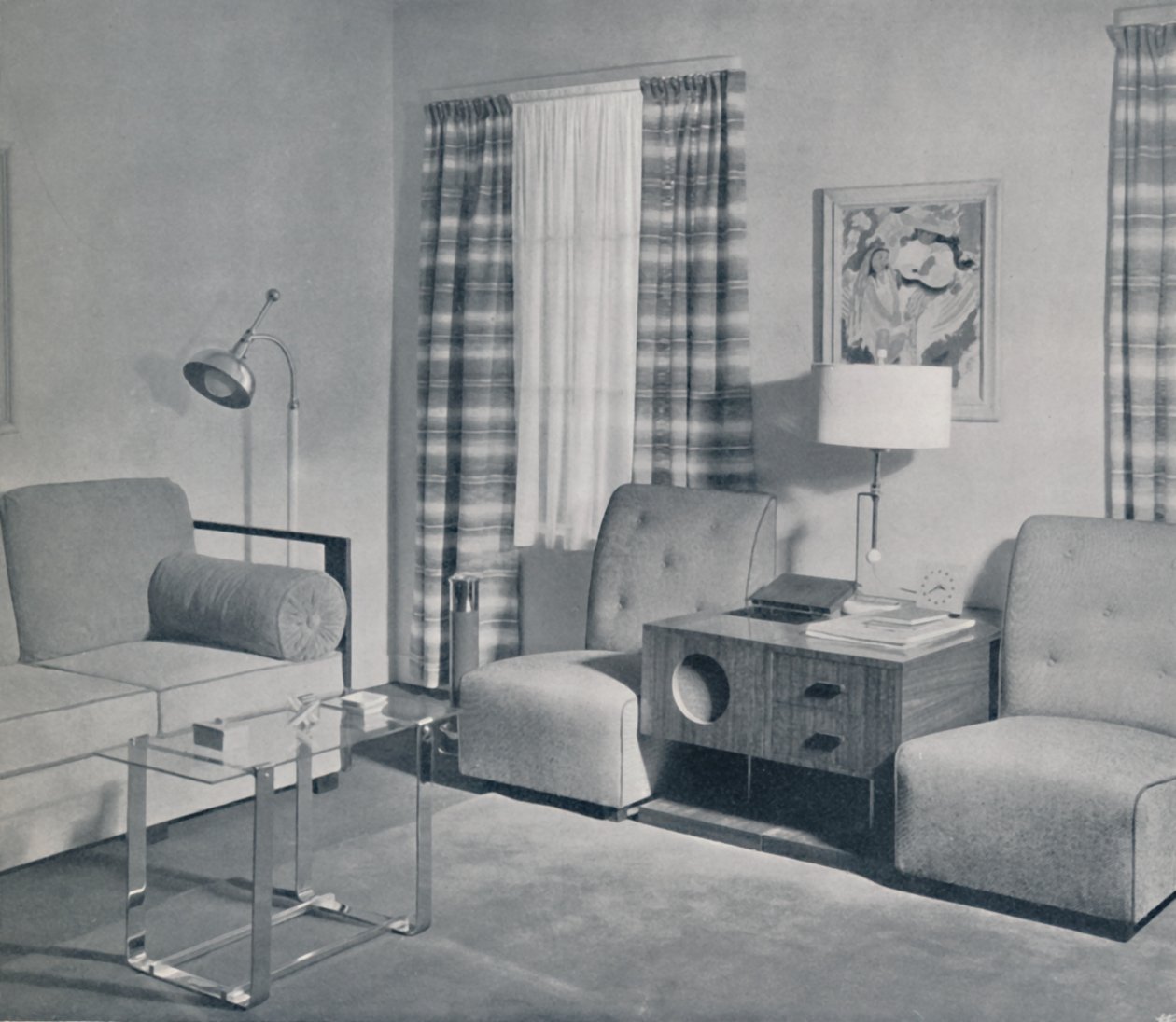 Utsikt i en to-roms leilighet i Keeler Building, Grand Rapids, Michigan, 1935 av Unbekannt