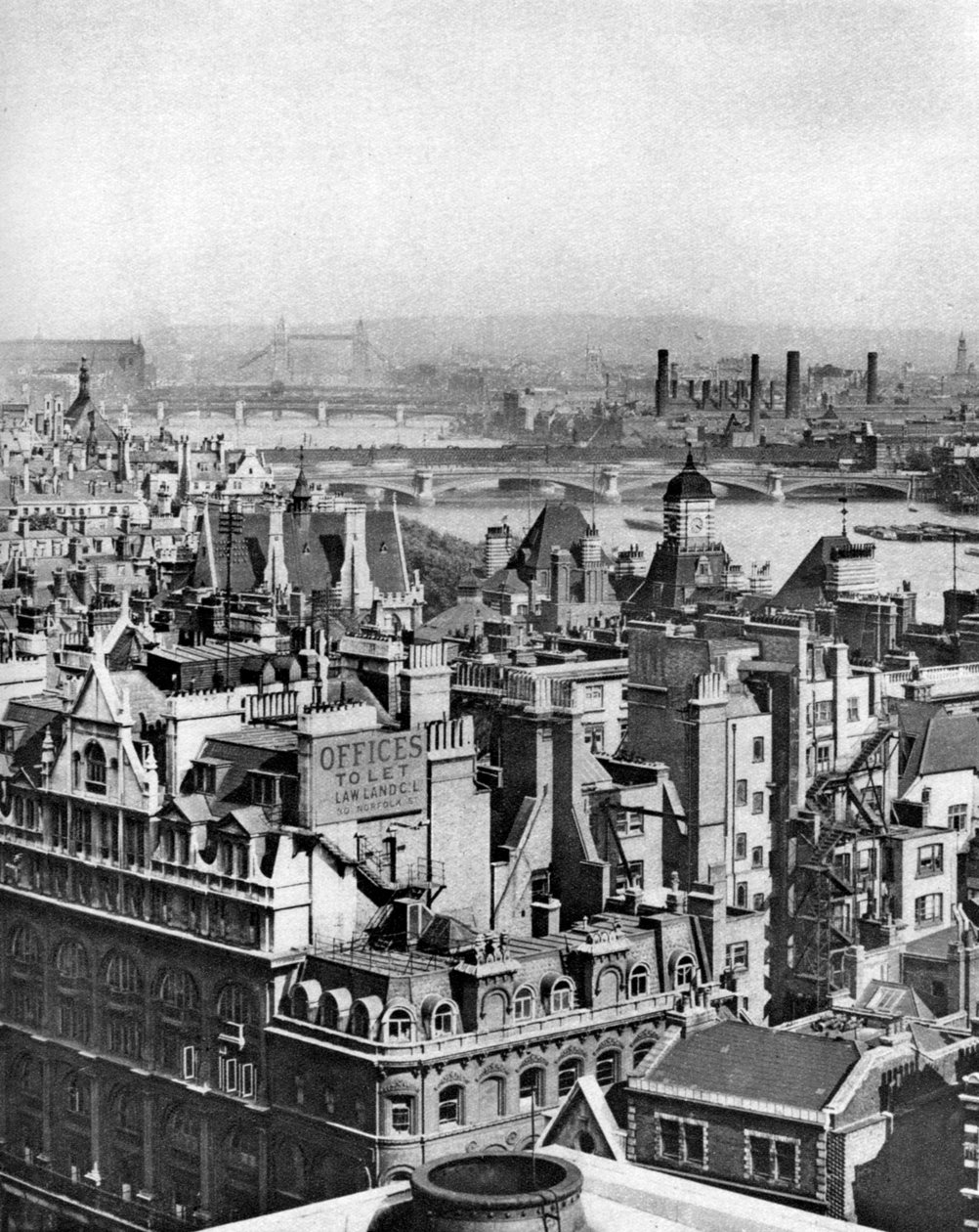 En utsikt sør-østover fra Bush House så langt som Blackheath, London, 1926-1927 av Unbekannt