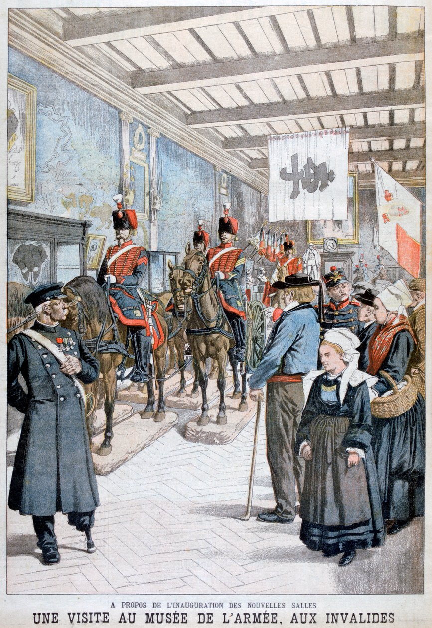 Et besøk til Army Museum av krigsveteranene, 1903 av Unbekannt