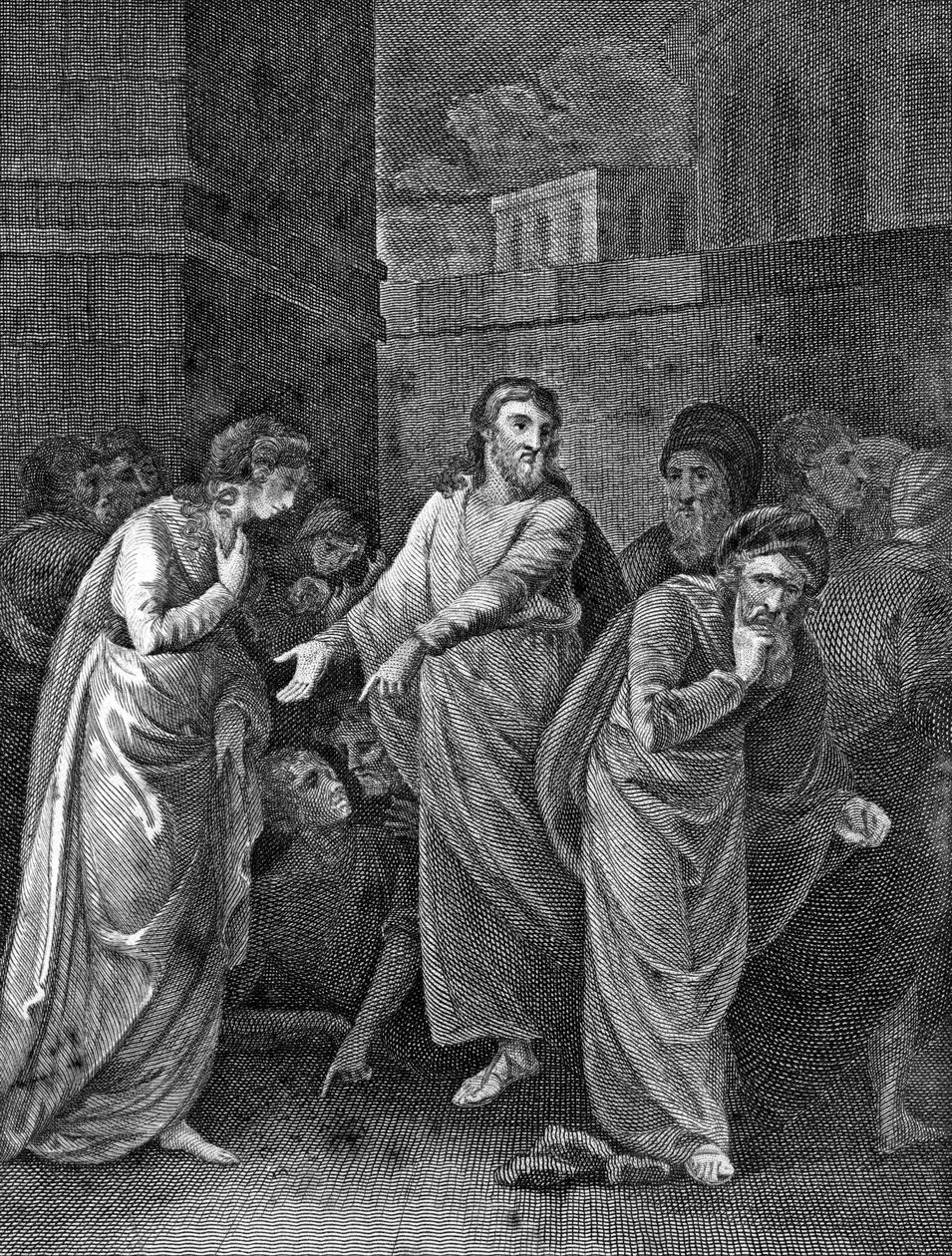En kvinne anklaget for utroskap, 1813 av Unbekannt