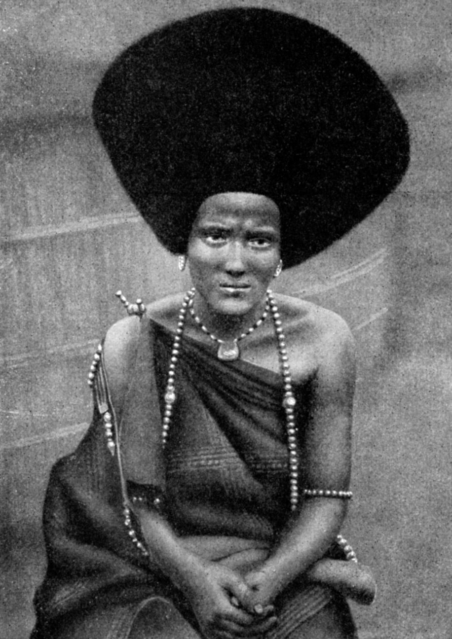 En kvinne fra Beja Nile eller Baggara-folket, Etiopia, Afrika, 1922 av Unbekannt