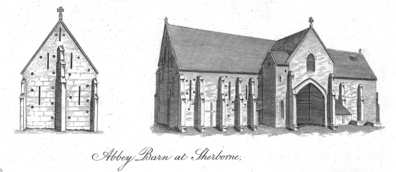 Abbey Barn på Sherborne. av Unbekannt