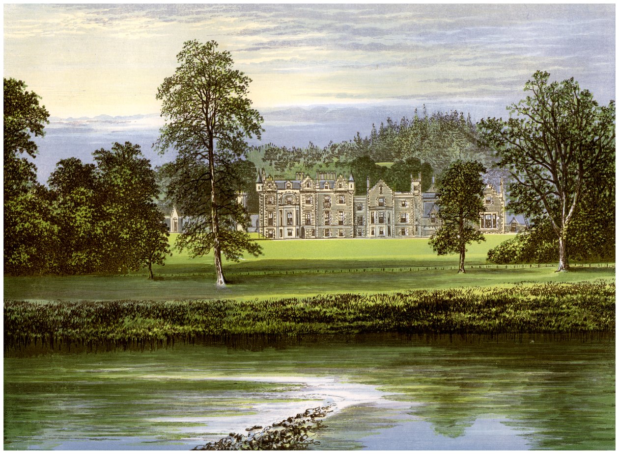 Abbotsford, Roxburghshire, Skottland, hjemmet til Scott-familien, c1880 av Unbekannt