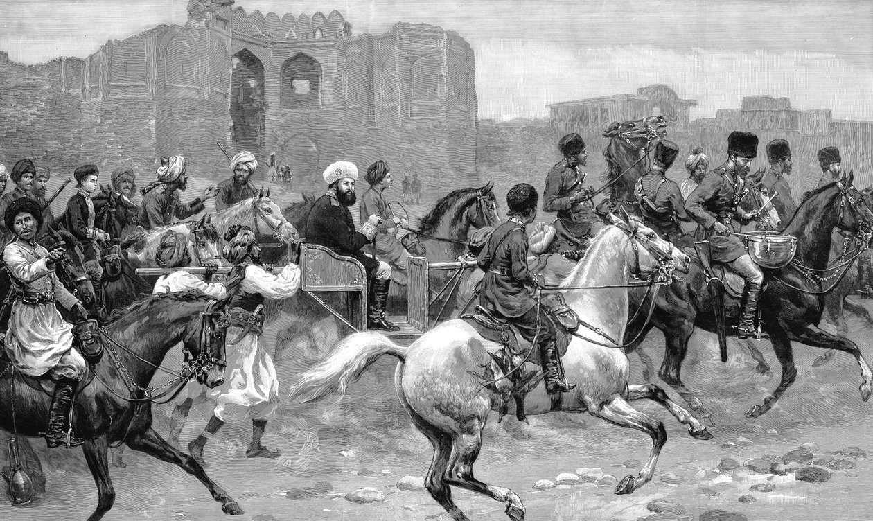 Abdor Rahman Khan 1844-1901, hersker over Afghanistan 1880-1901, 1893 av Unbekannt