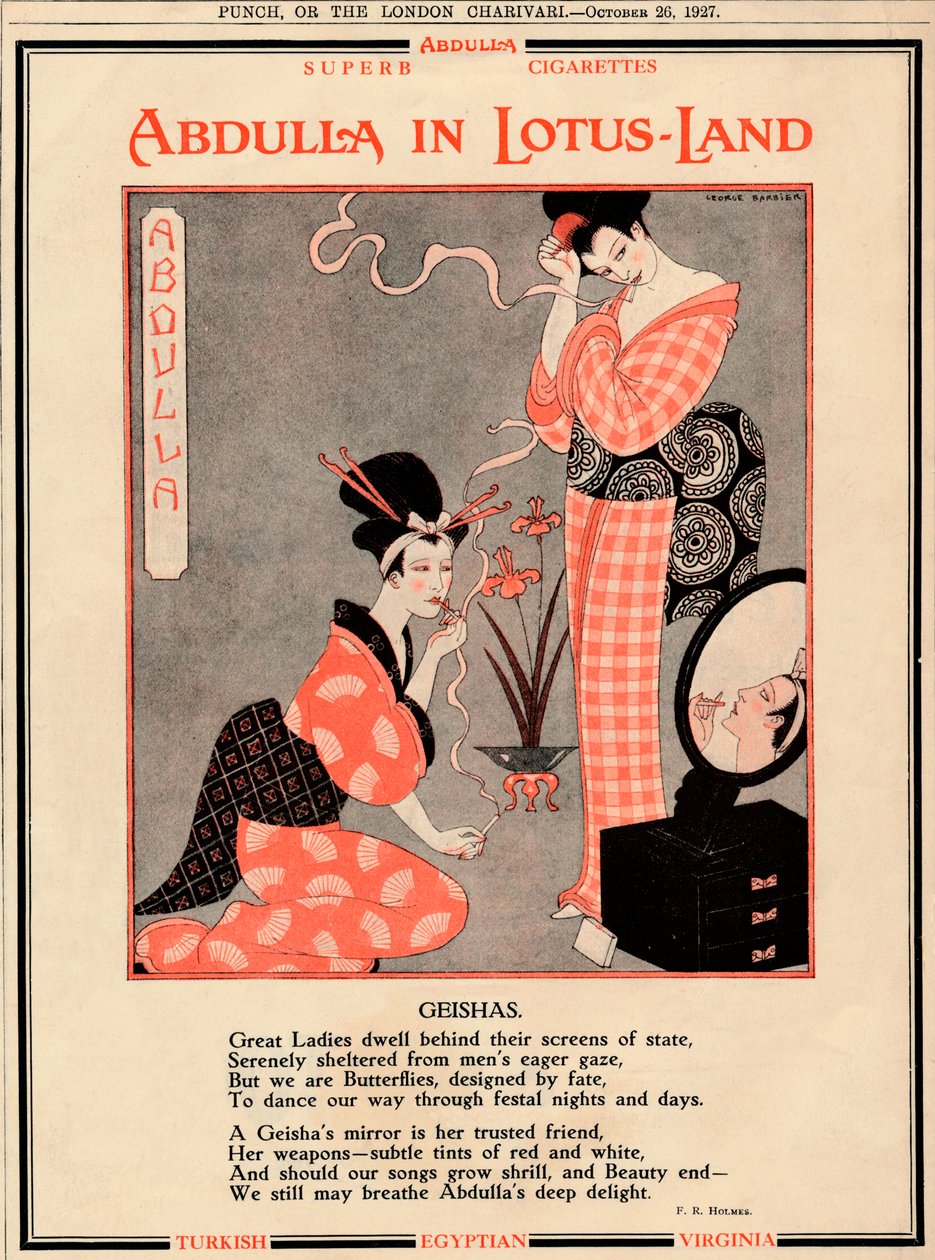 Abdulla i Lotus-Land - Geishaer, 1927 av Unbekannt