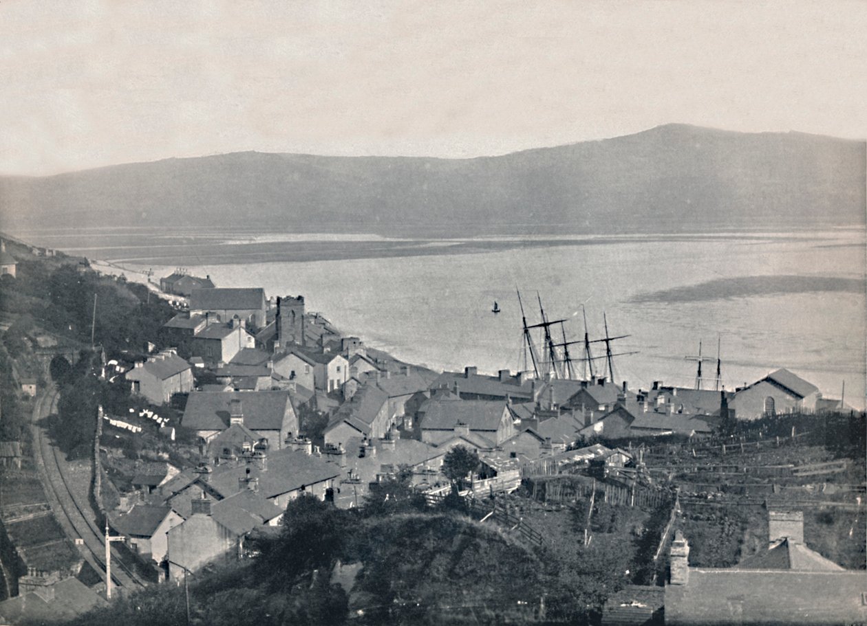 Aberdovey - Utsikt over byen og bukten, 1895 av Unbekannt