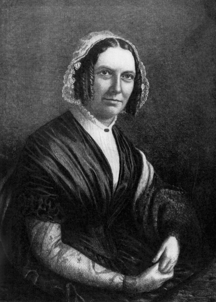 Abigail Powers Fillmore, kone til den amerikanske presidenten Millard Fillmore, 1800-tallet, 1908 av Unbekannt