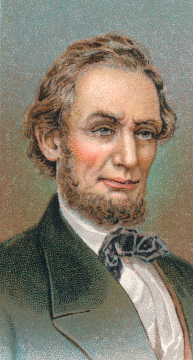 Abraham Lincoln 1809-1865 16. president i USA, 1924 av Unbekannt