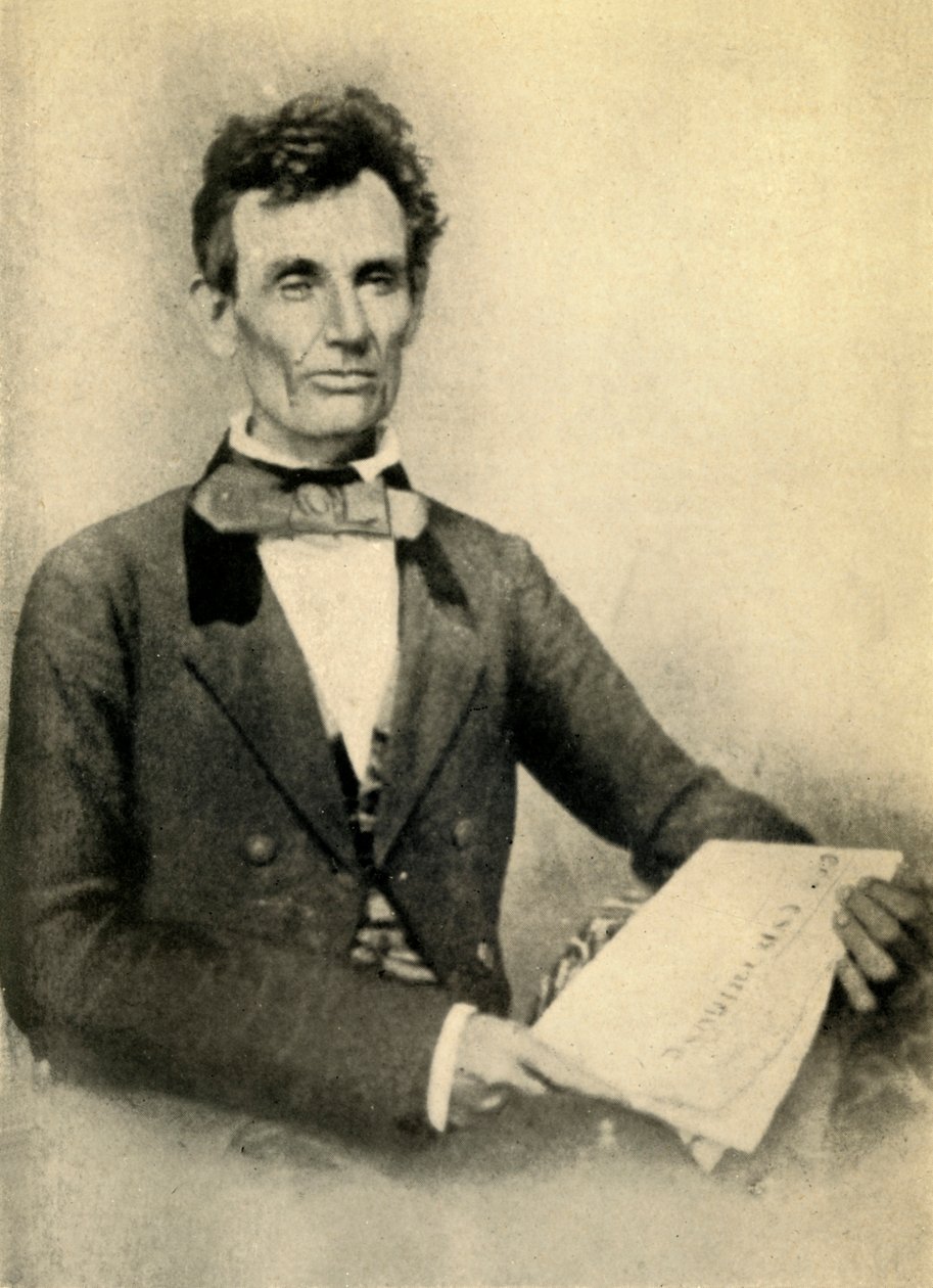 Abraham Lincoln, 1854, 1930. av Unbekannt