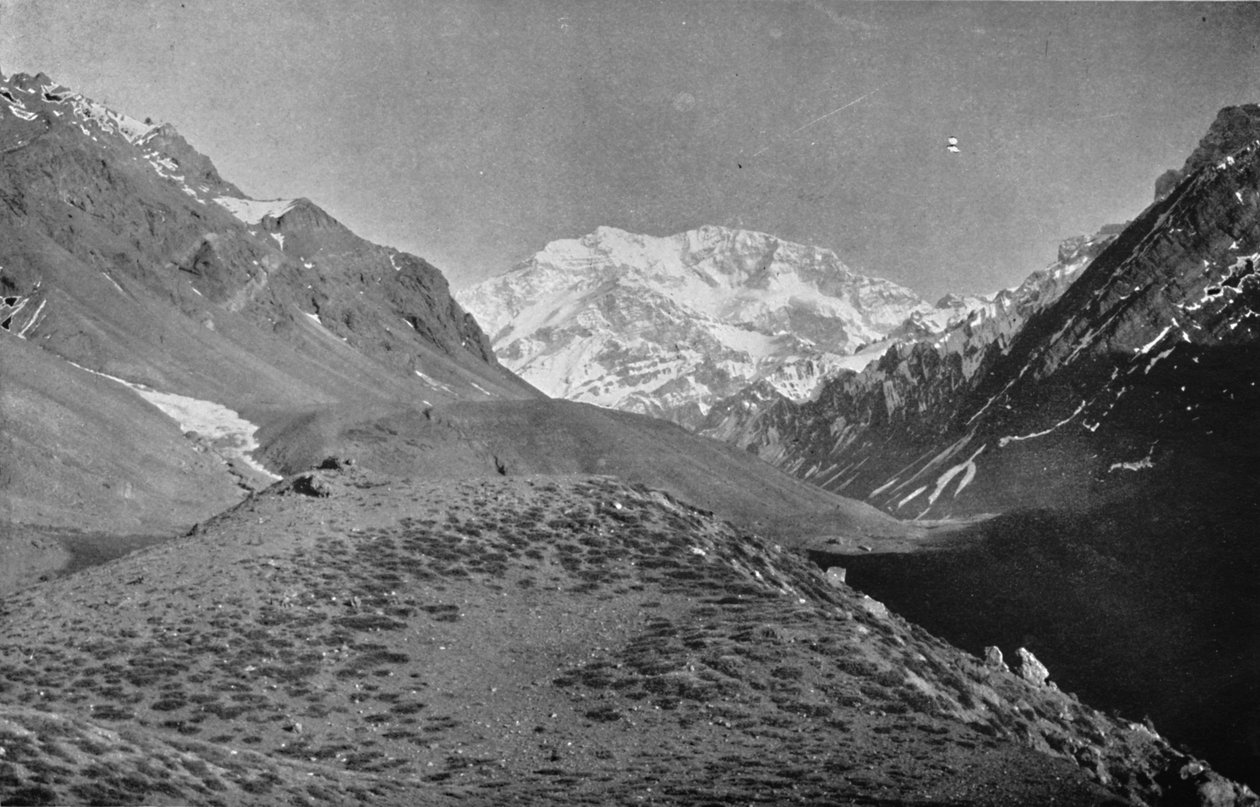 Aconcagua, nær veien fra Santiago til Mendoza, 1911 av Unbekannt