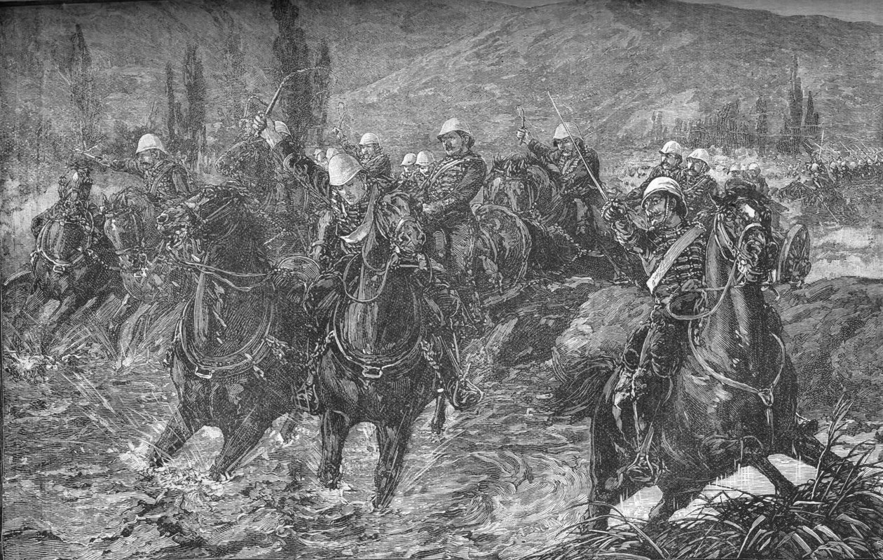 Action i Chardeh-dalen, 11. desember 1879, Trying to Save the Guns, 1879, c1880 av Unbekannt