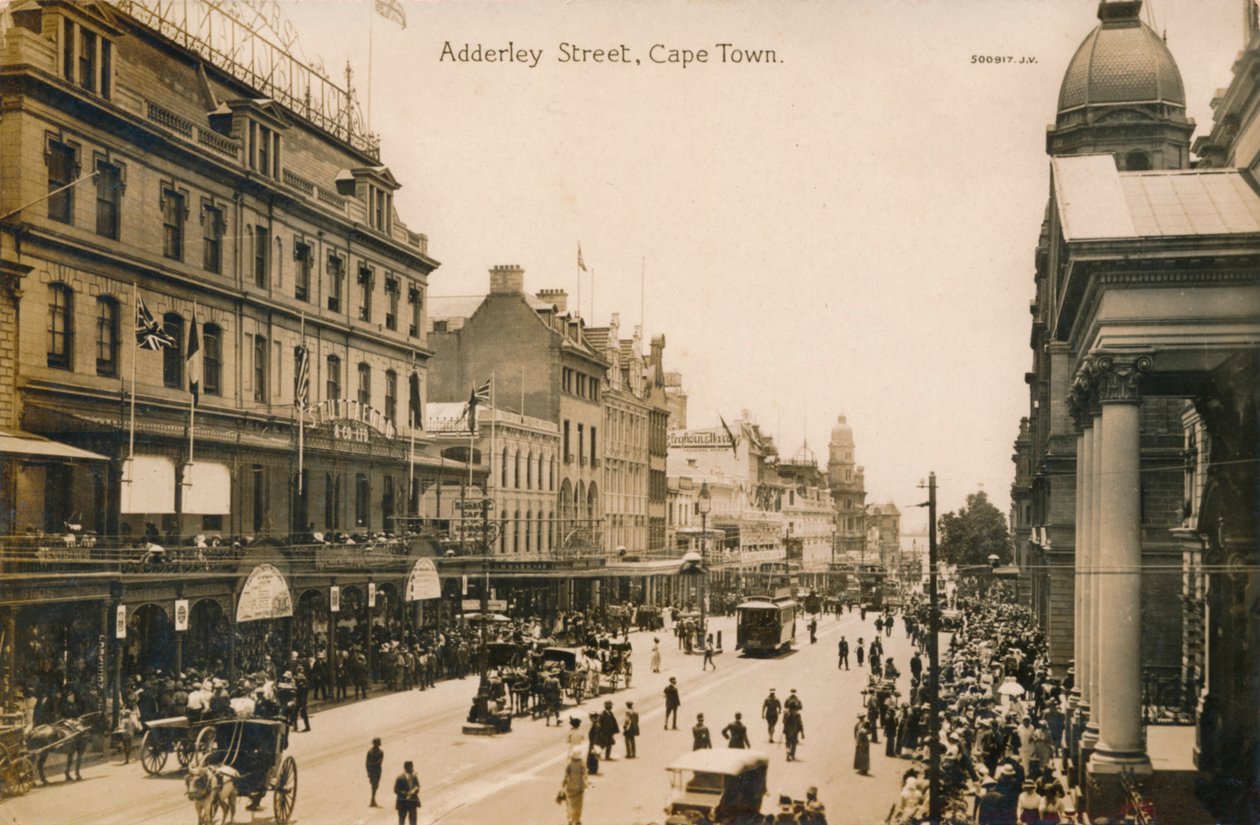 Adderley Street, Cape Town, c1900 av Unbekannt