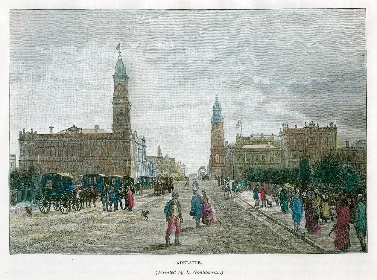 Adelaide, Sør-Australia, Australia, c1890 av Unbekannt