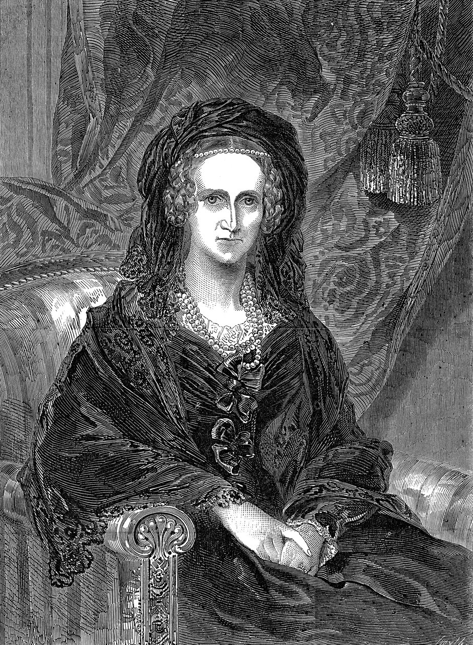 Adelaide av Saxe-Coburg Meiningen 1792-1849, tyskfødt dronning-konsort av William IV, 1849 av Unbekannt