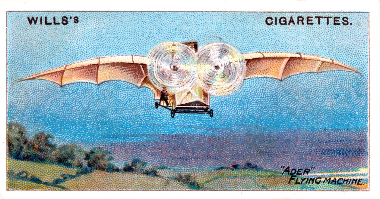 Aders flygende fugl Eole Aole, 1890 c1910 av Unbekannt
