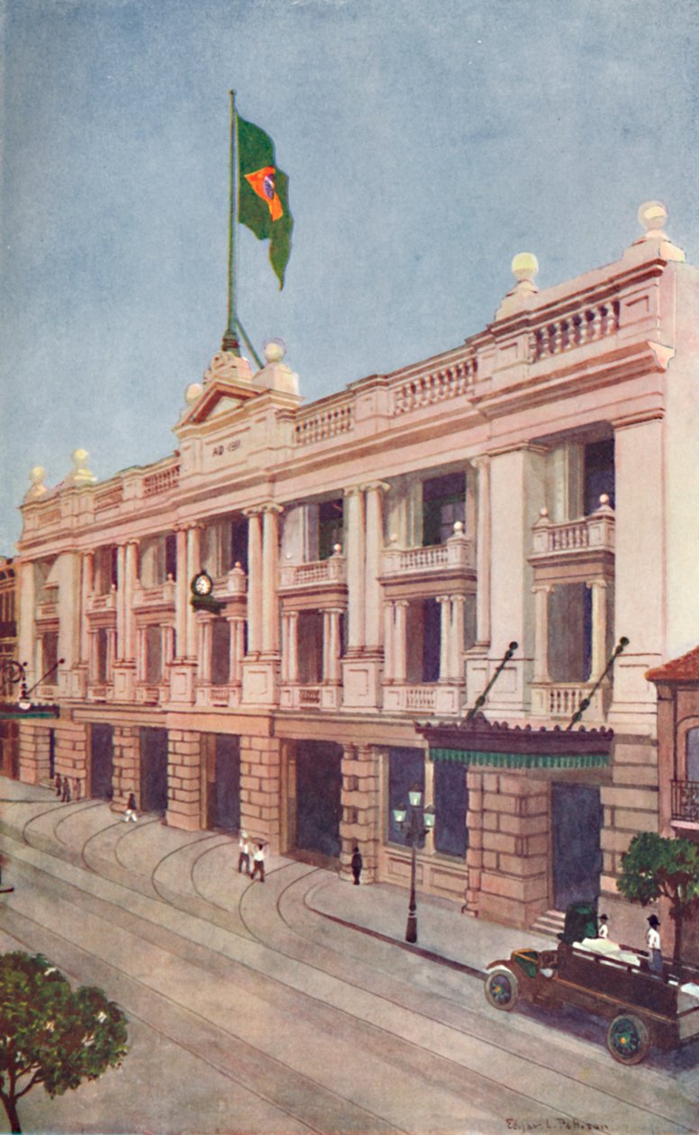 Administrasjonskontorer til Rio Tramway, Light and Power Company, 1914 av Unbekannt