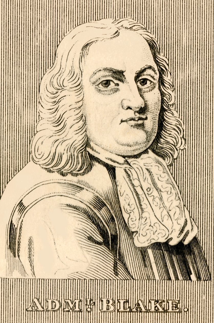 Admiral Blake, 1598-1657, 1830. av Unbekannt