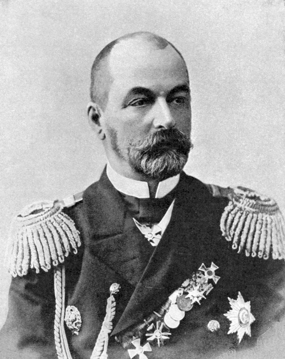Admiral Rozhestvensky, russisk kommandør, russisk-japanske krig, 1904-5 av Unbekannt