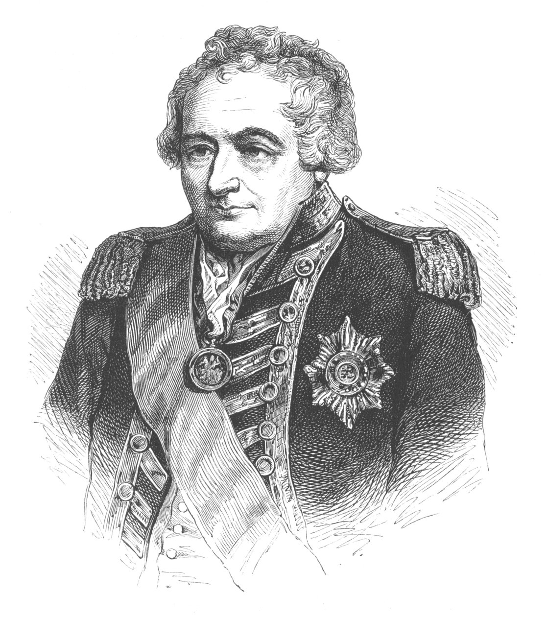 Admiral Sir John Jervis, c1880 av Unbekannt
