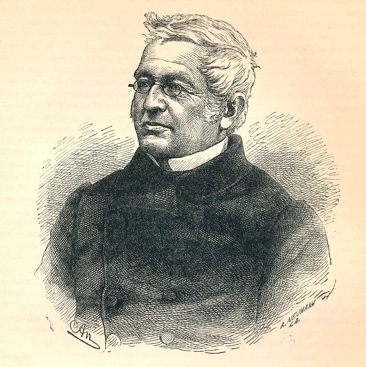 Adolphe Thiers, 1797-1877, fransk politiker og historiker, 1893 av Unbekannt