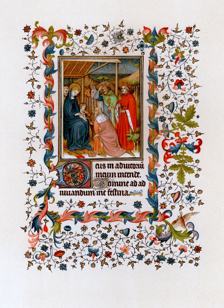 Tilbedelse av Magi, c1420 av Unbekannt