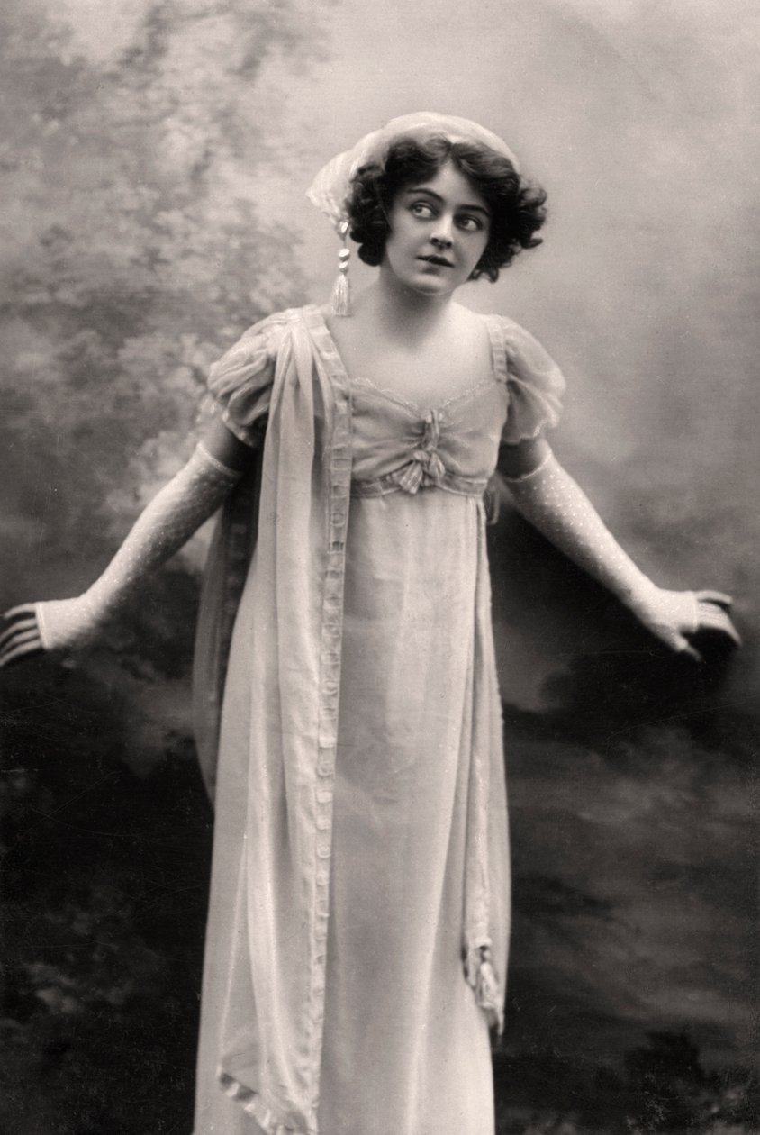 Adrienne Augarde 1882-1913, engelsk skuespillerinne, 1907 av Unbekannt