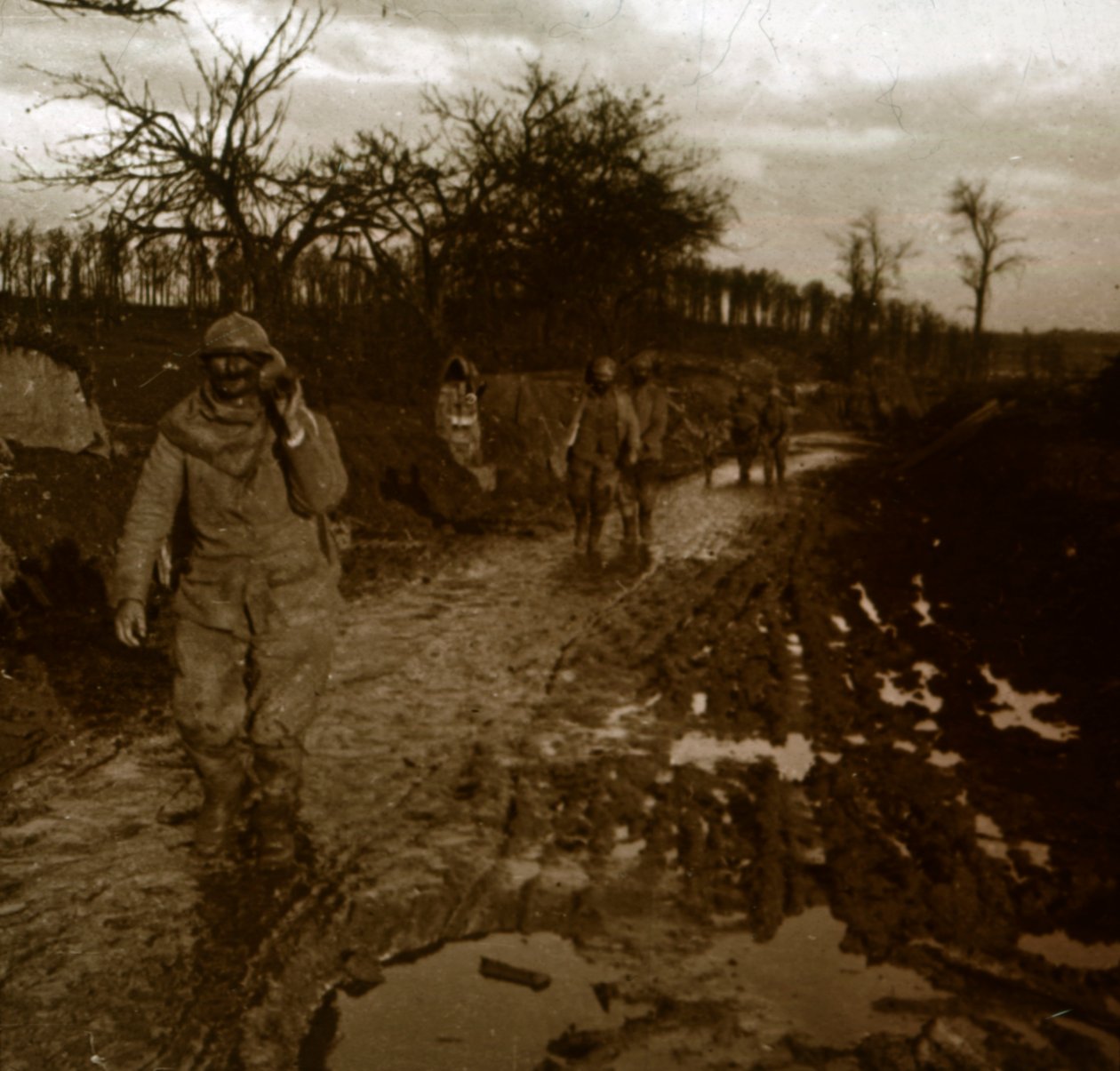 Advance, Kemmel, Flandern, Belgia, c1914-c1918 av Unbekannt