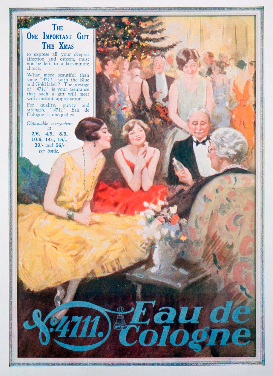 Annonse for 4711 Eau de Cologne, 1928 av Unbekannt