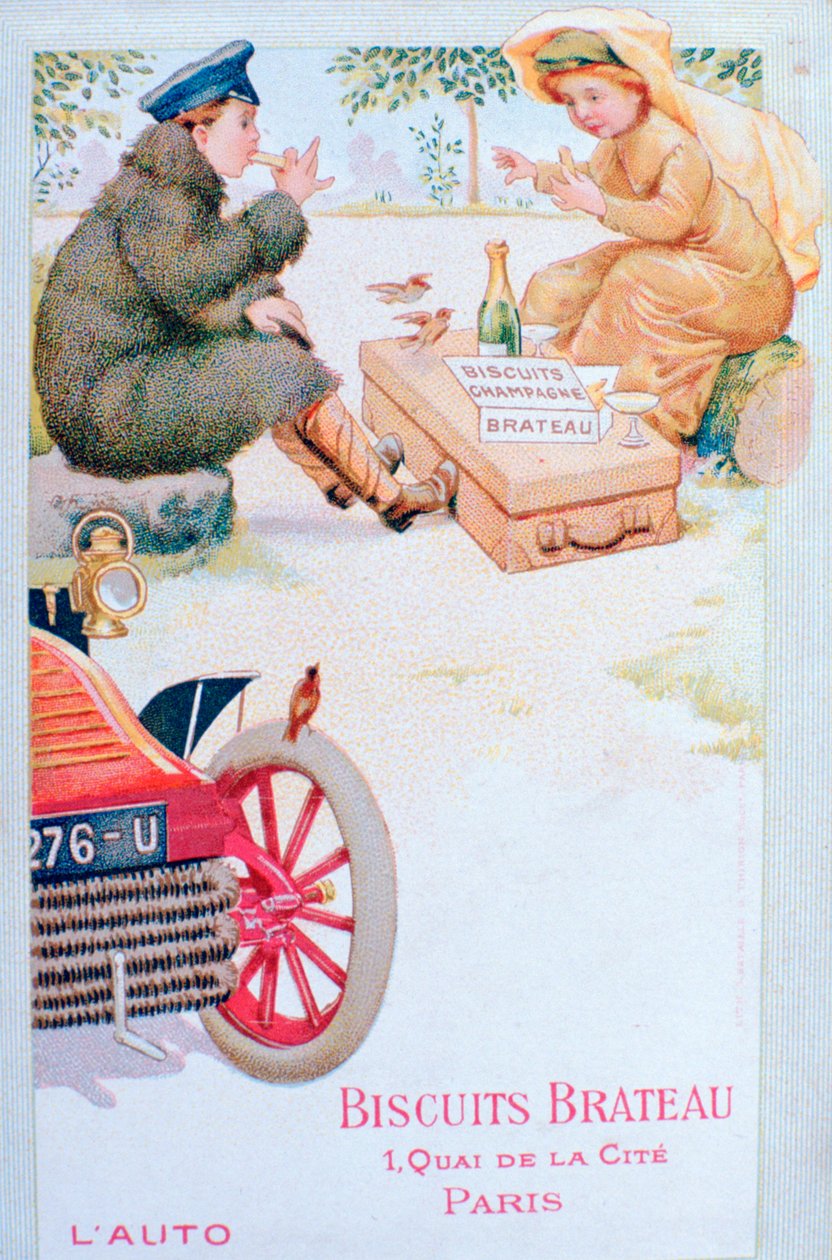 Annonse for Biscuits Brateau, c1900-tallet av Unbekannt