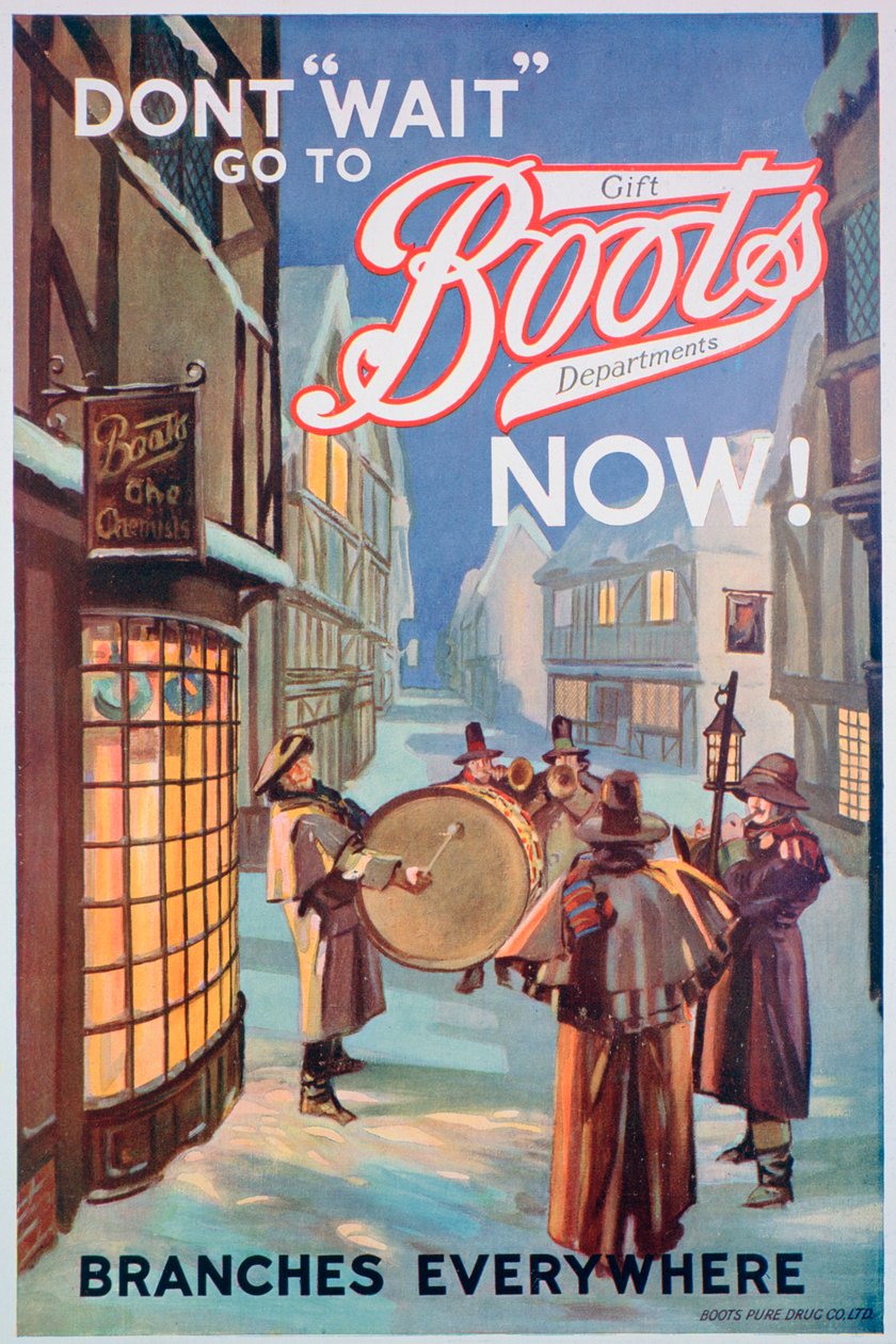 Annonse for Boots the Chemists, 1924 av Unbekannt