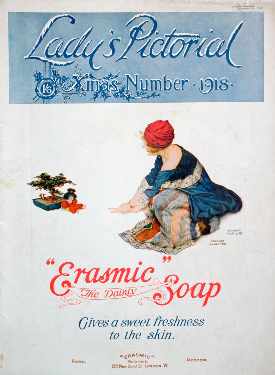 Annonse for Erasmus såpe, 1918 av Unbekannt