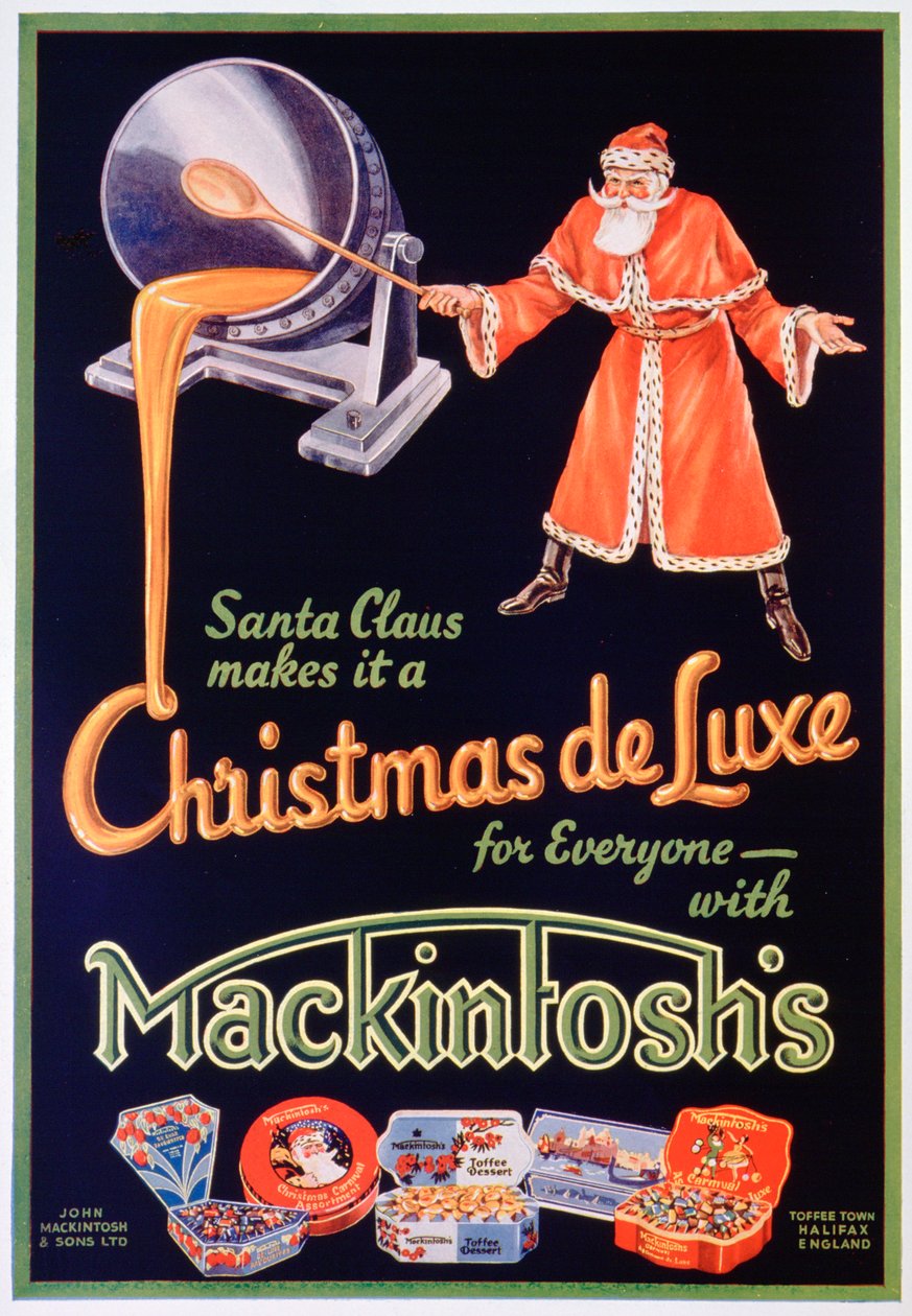 Annonse for Mackintoshs fløtekaramell, 1934 av Unbekannt