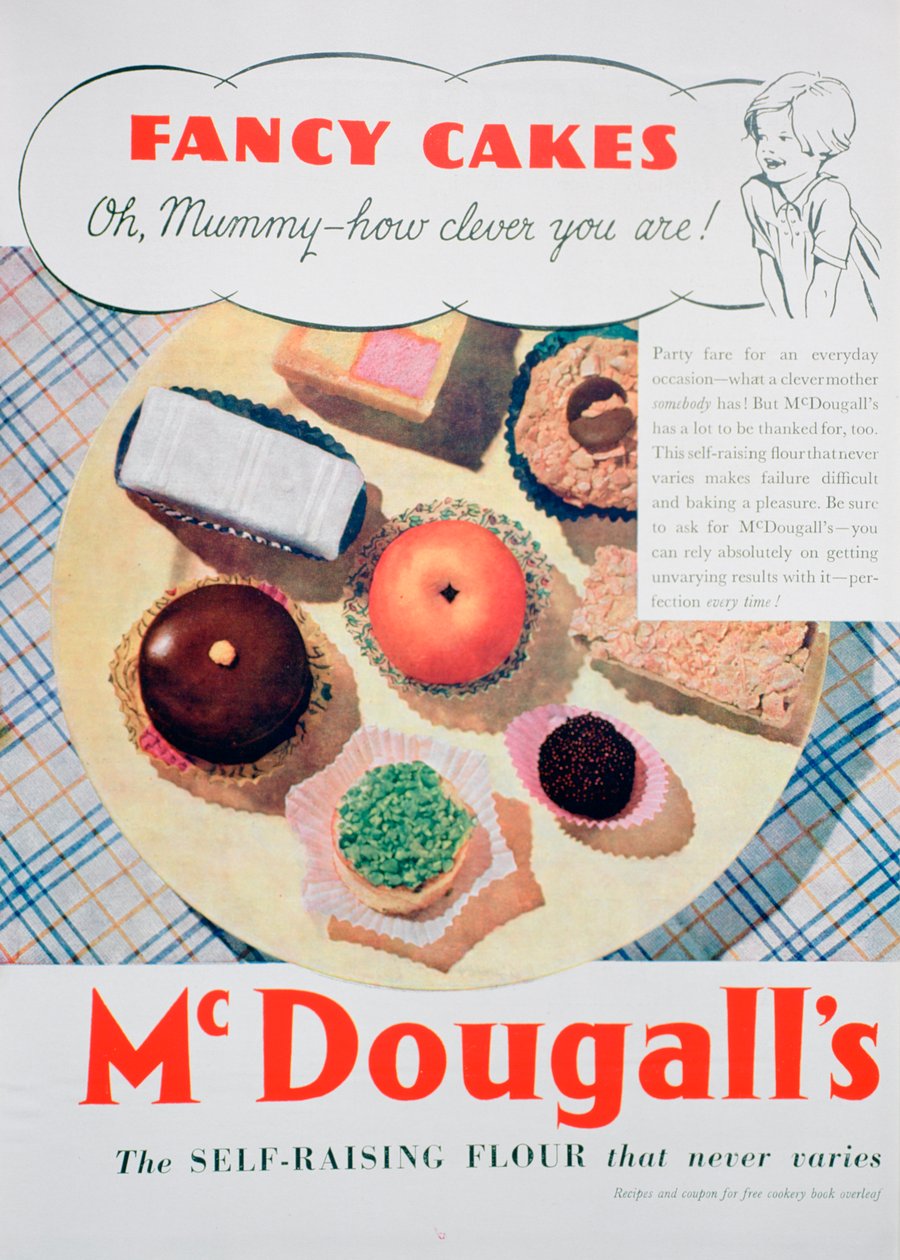 Annonse for McDougalls mel, 1935 av Unbekannt