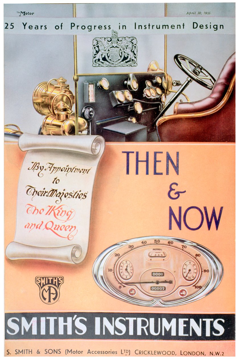 Annonse for Smiths Car Instruments, 1935 av Unbekannt