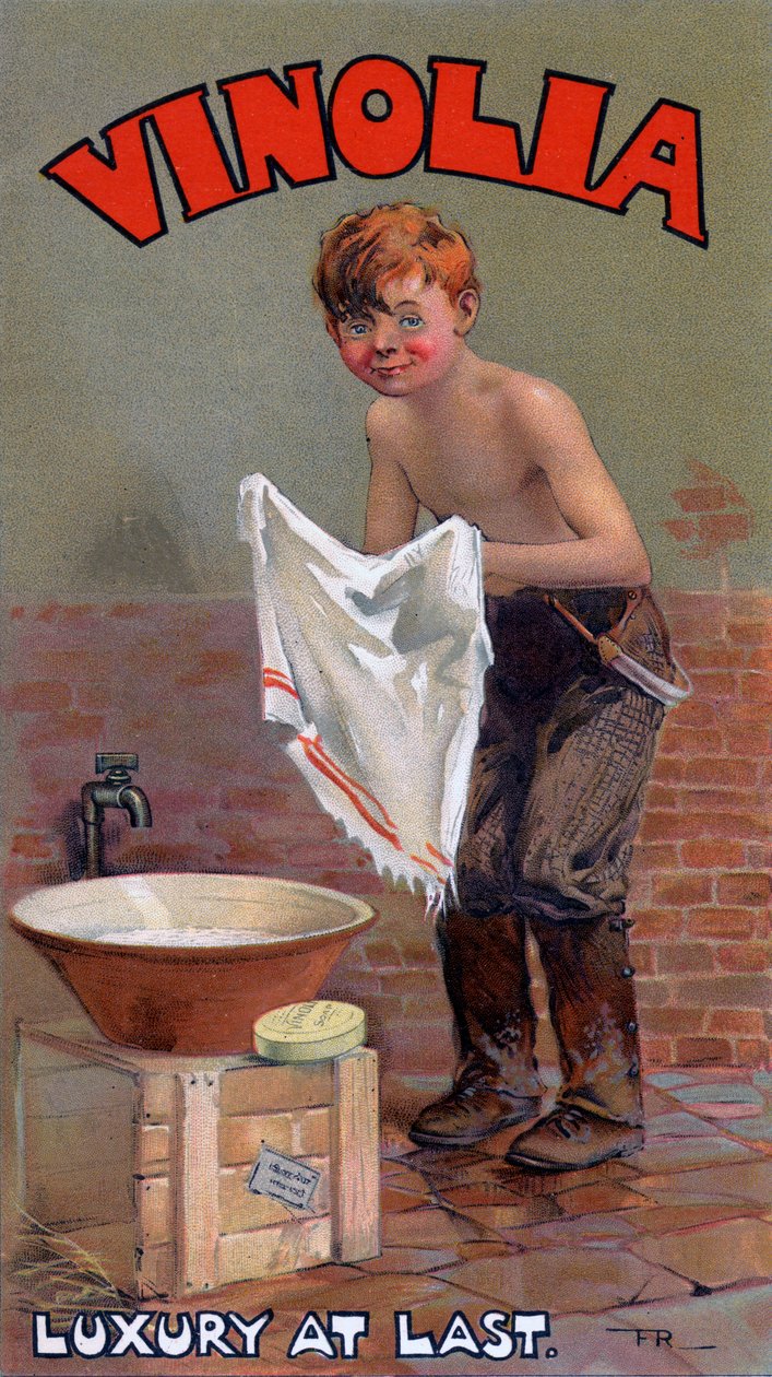 Annonse for Vinolia-såpe, ca 1900-tallet av Unbekannt