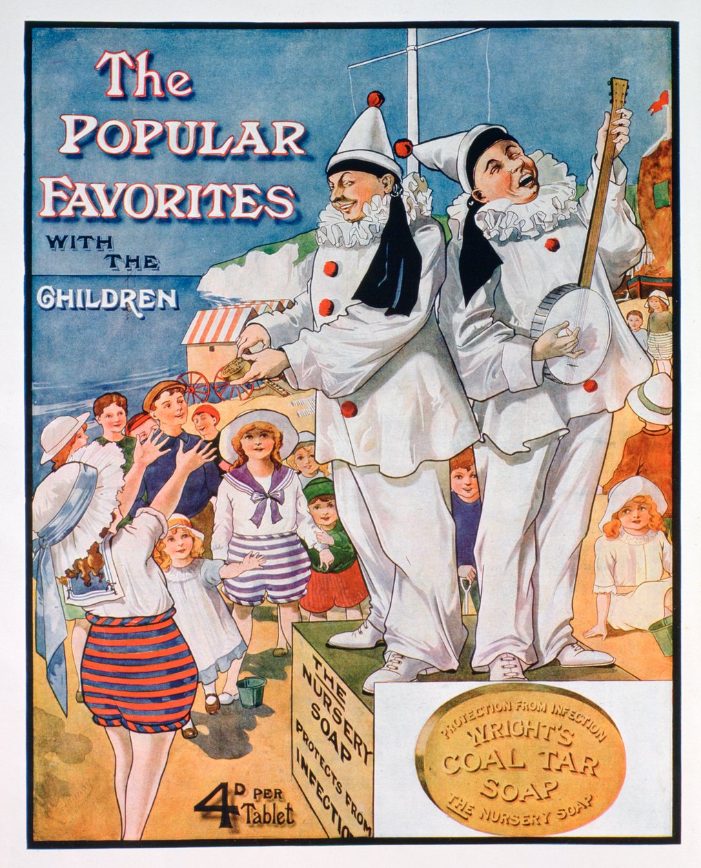 Annonse for Wrights kulltjæresåpe, 1914 av Unbekannt