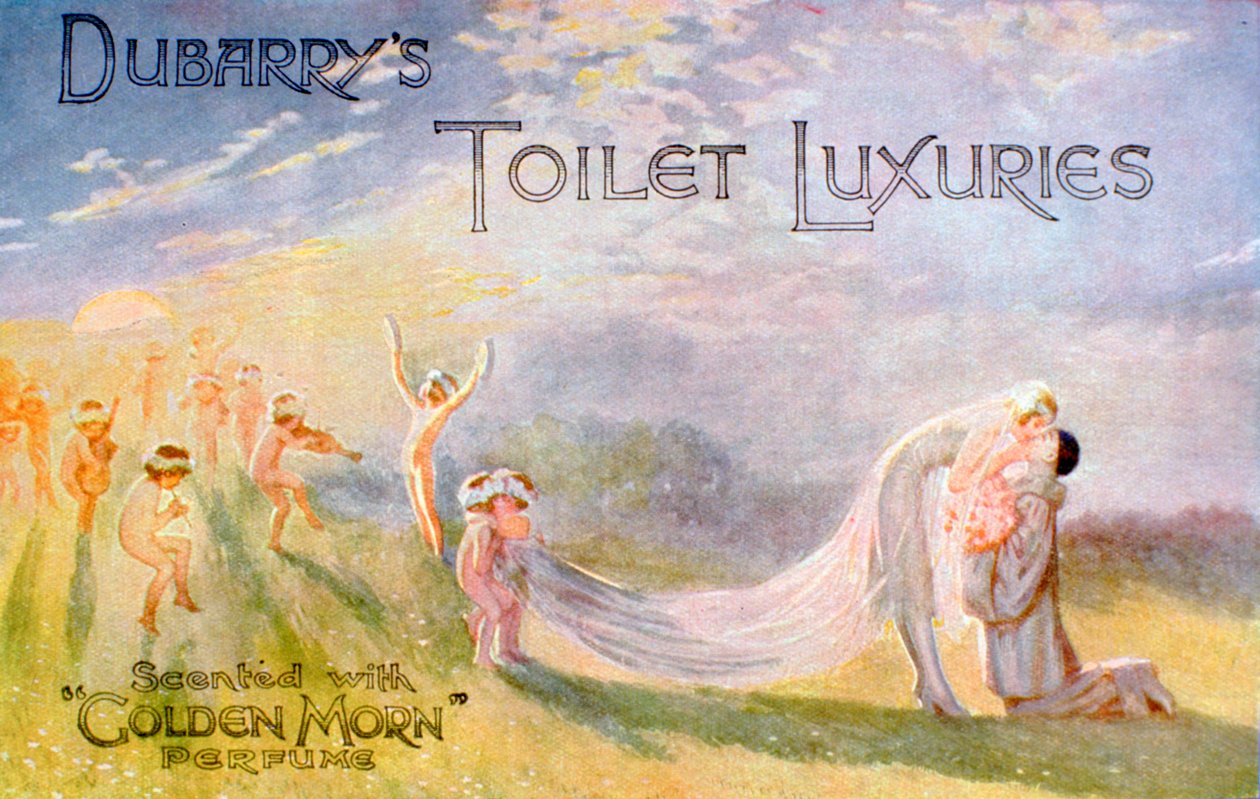 Annonse for Dubarrys Toilet Luxuries, duftet med Golden Morn-parfyme, 1922 av Unbekannt