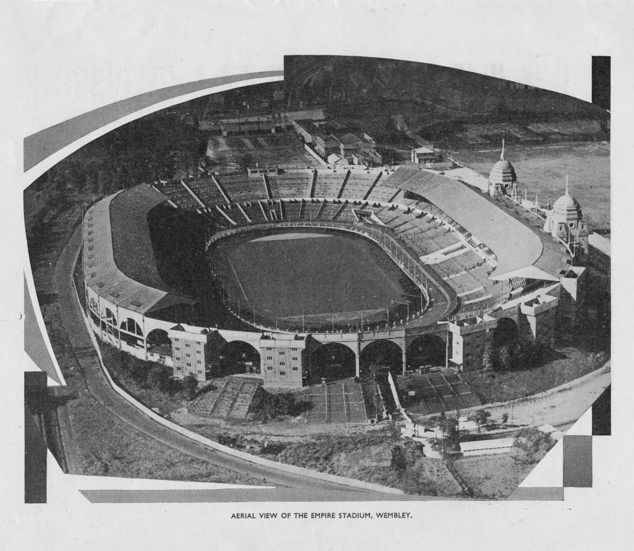 Luftfoto av Empire Stadium, Wembley, 1937 av Unbekannt