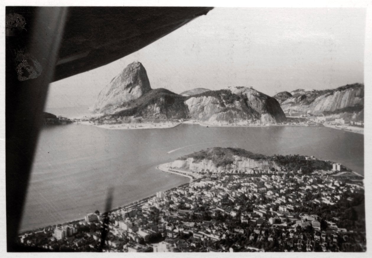 Luftfoto av Rio de Janeiro, Brasil, fra en Zeppelin, 1930 1933 av Unbekannt