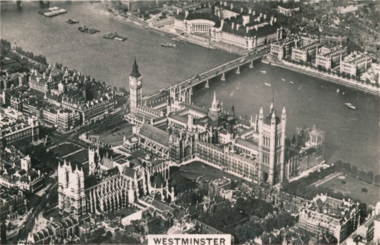 Luftfoto av Westminster, 1939 av Unbekannt