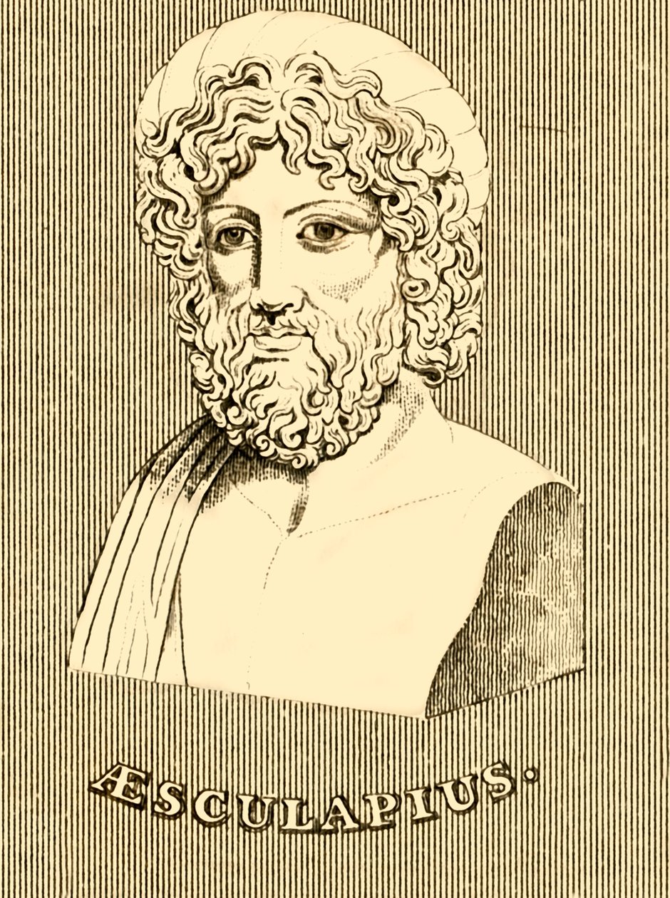 Aesculapius, 1830. av Unbekannt