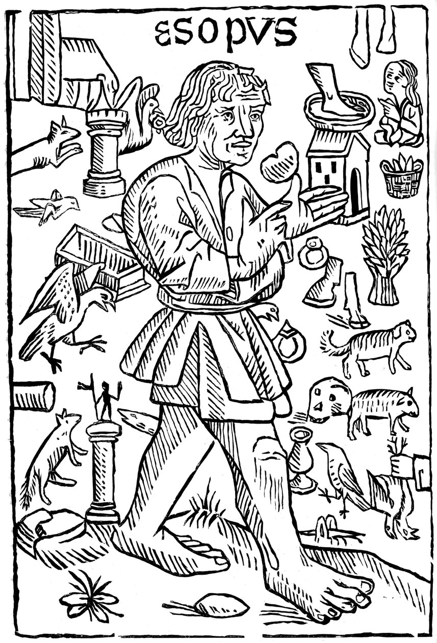 Aesop, 1400-tallet 1893 av Unbekannt